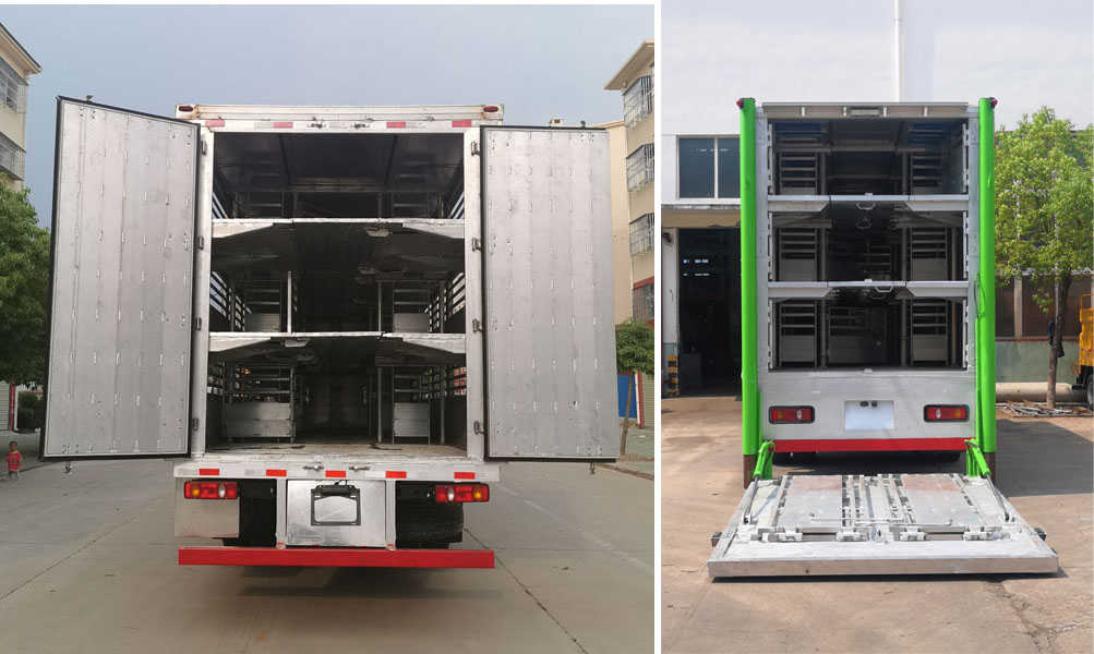 程力威牌CLW5180CCQE6型畜禽運輸車