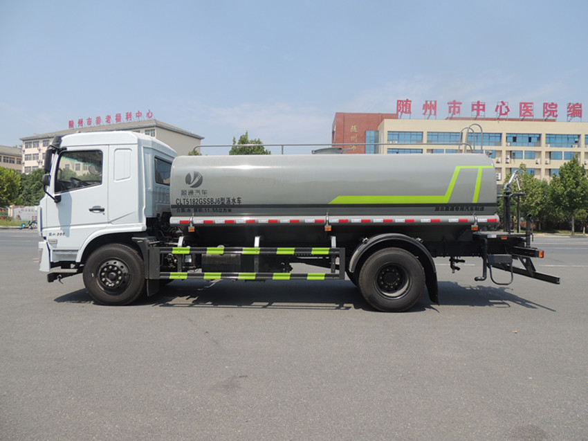 東風專底12噸灑水車玉柴165匹馬力-東風12噸灑水車價格-湖北盈通