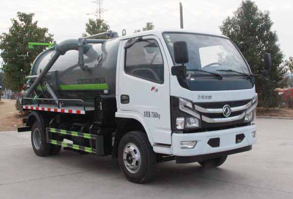 東風(fēng)華神4.5方吸污車-5方吸污車規(guī)格型號配置價格報價-湖北盈通