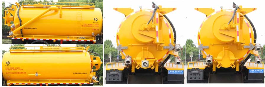 東風(fēng)多利卡清洗吸污車-東風(fēng)10方清洗吸污車配置規(guī)格型號(hào)-湖北盈通