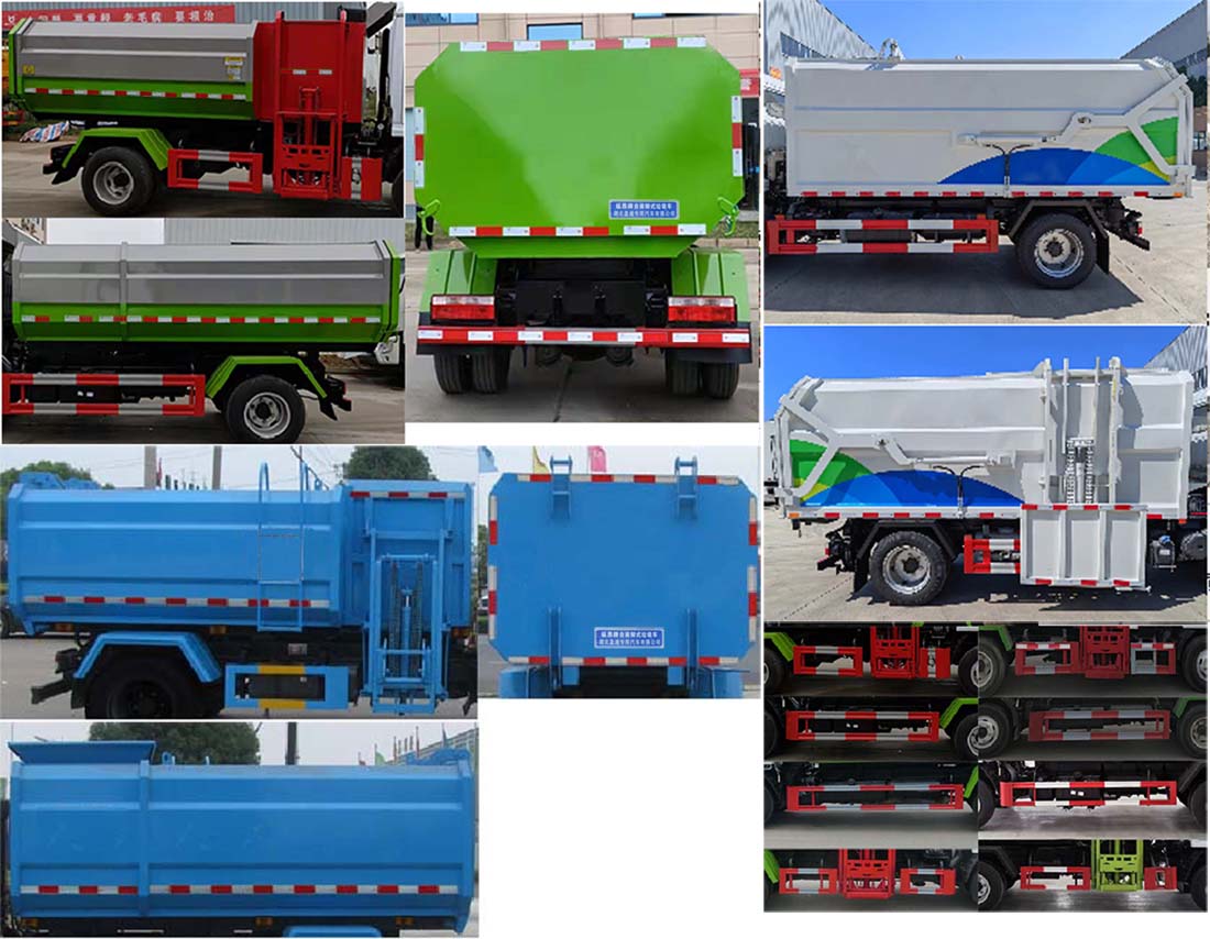 東風(fēng)5方掛桶垃圾車-縱昂牌CLT5075ZZZEQ6型自裝卸式垃圾車價格配置-湖北盈通